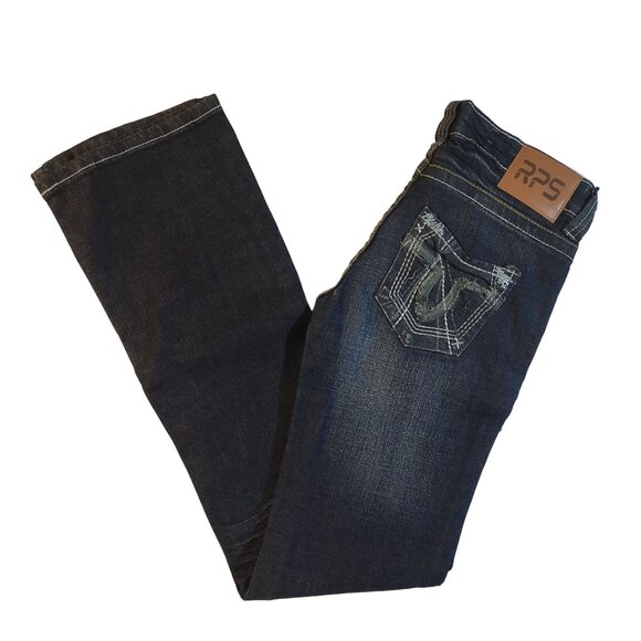 NWT Women's Darkwash Wide Leg Jeans Size 3 - Picture 1 of 5